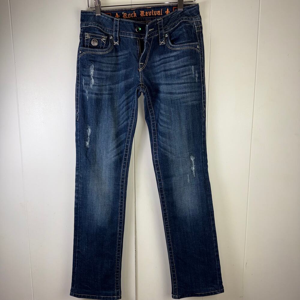 Rock Revival Celine Straight Jeans Blue 28